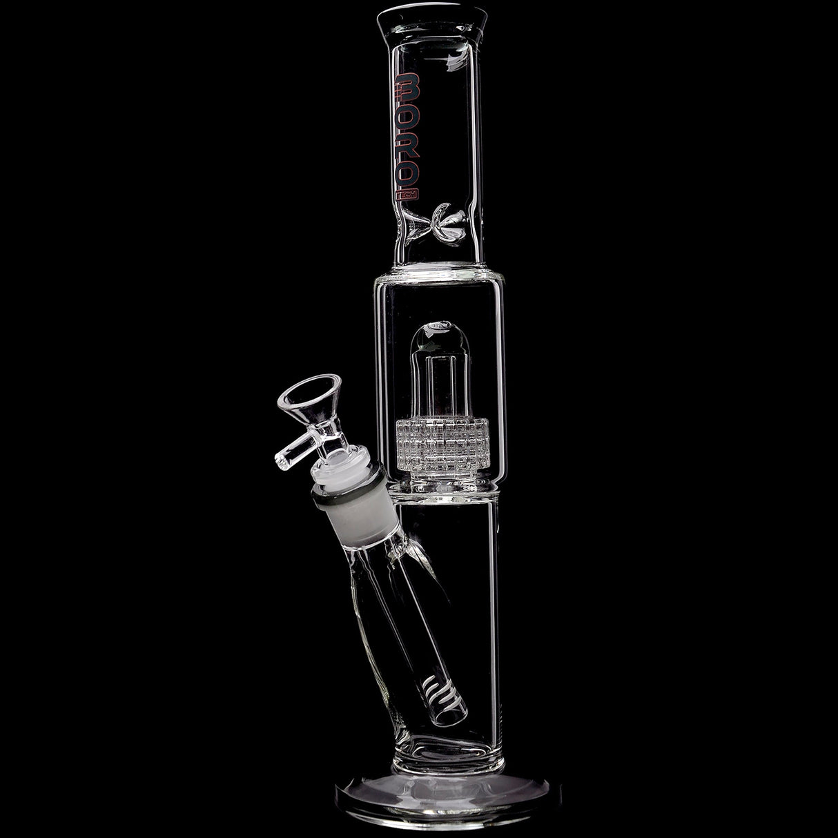 Borotech 12.5'' High Rise Straight Tube Matrix Perc Bong