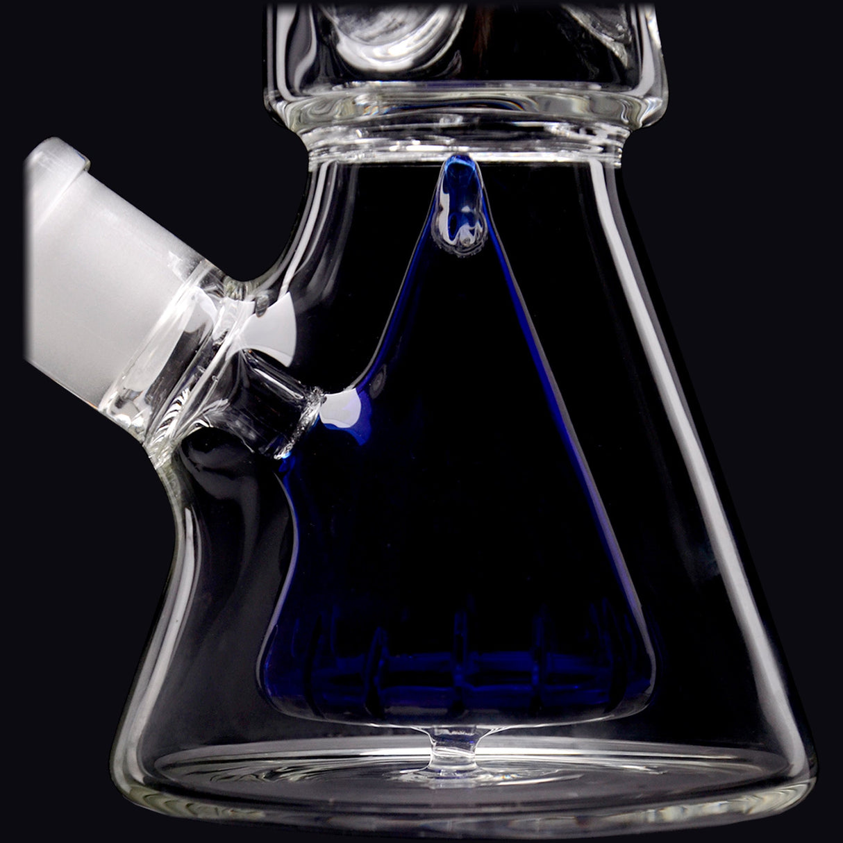 Borotech 12.5'' Slitted Pyramid Perc Beaker Bong