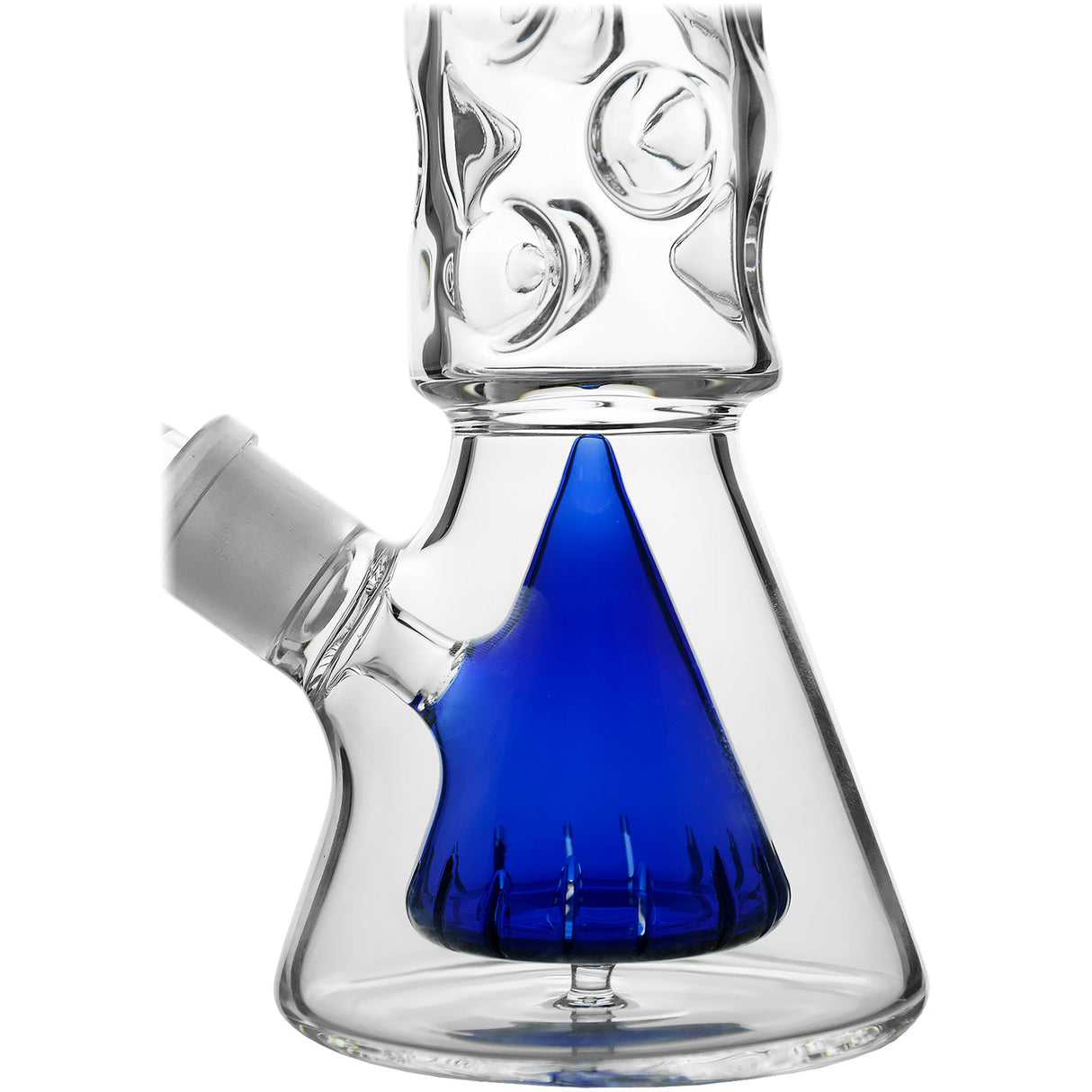 Borotech 12.5'' Slitted Pyramid Perc Beaker Bong