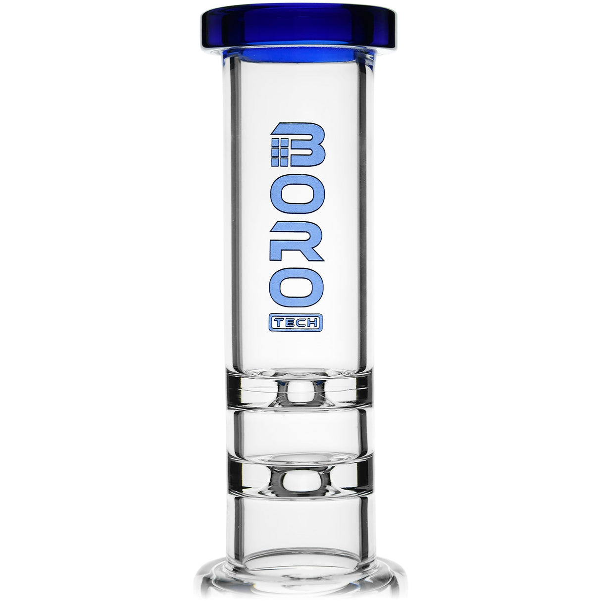 Borotech 12.5'' Slitted Pyramid Perc Beaker Bong