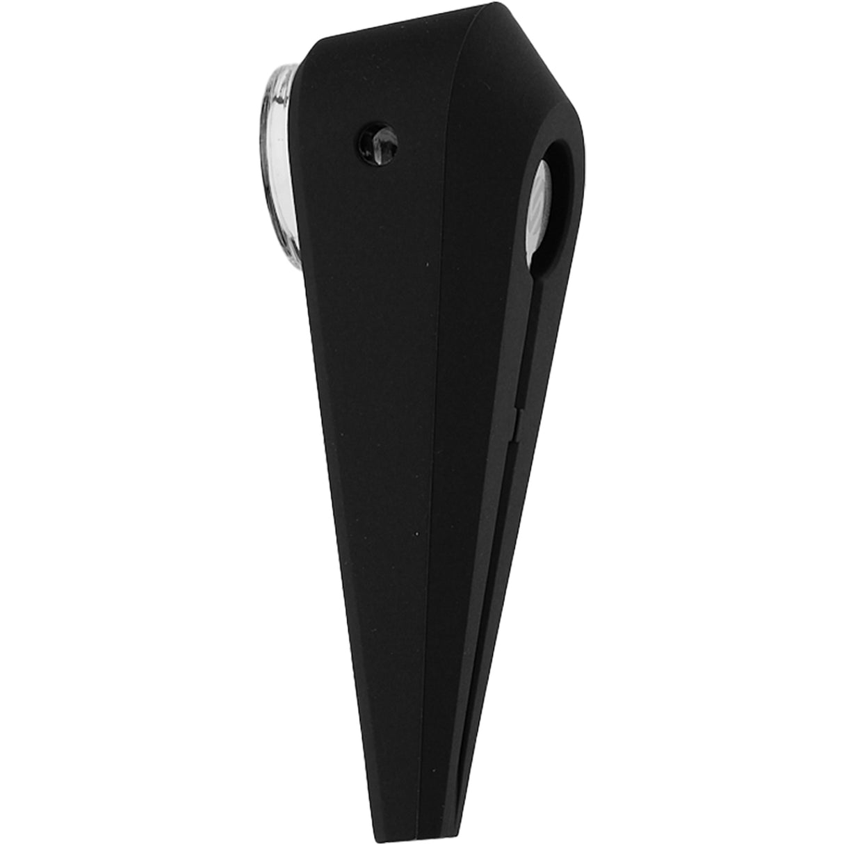 SOFTGLASS Indestructible Hand Pipe with Stainless Steel Tamper & Silicone Cover