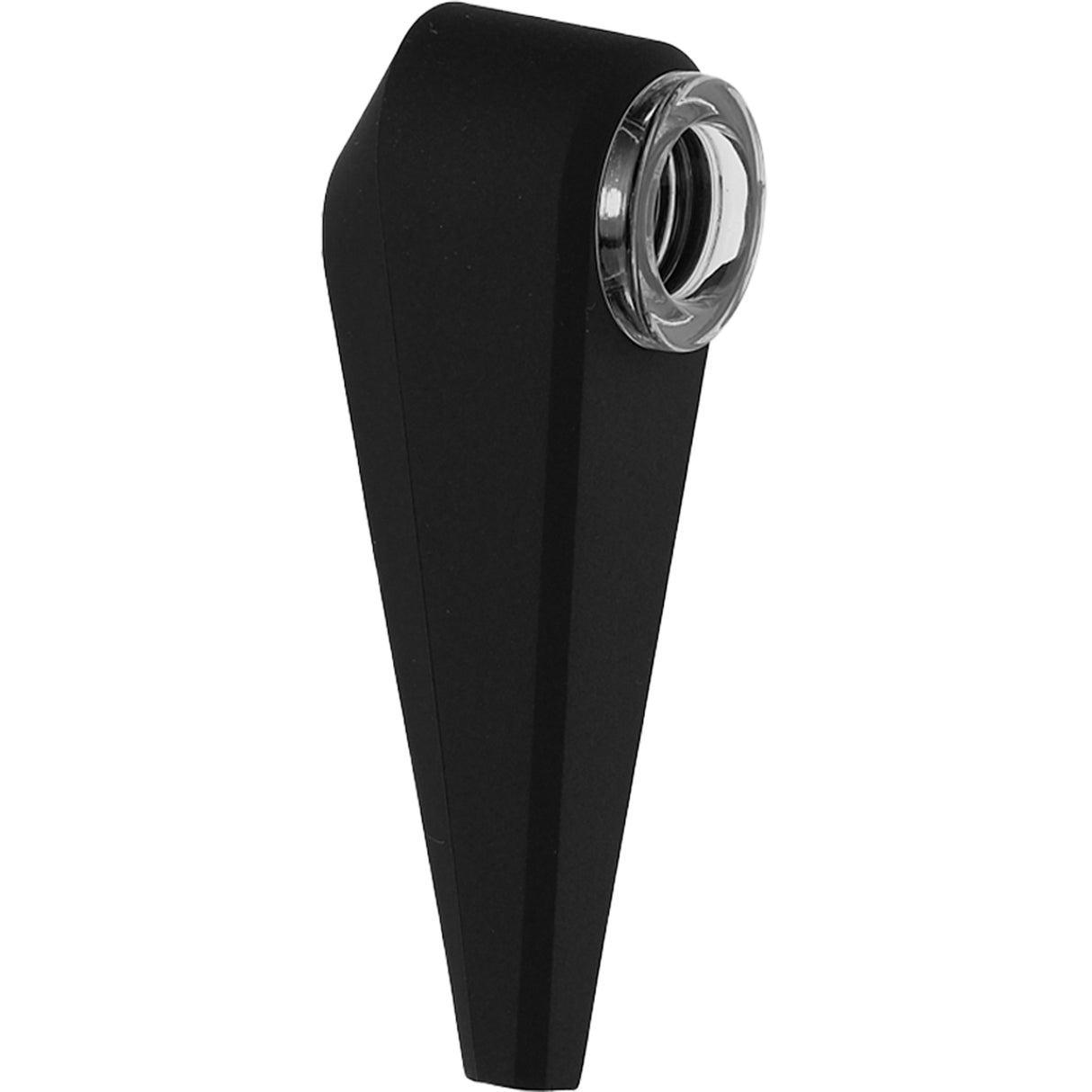 SOFTGLASS Indestructible Hand Pipe with Stainless Steel Tamper & Silicone Cover