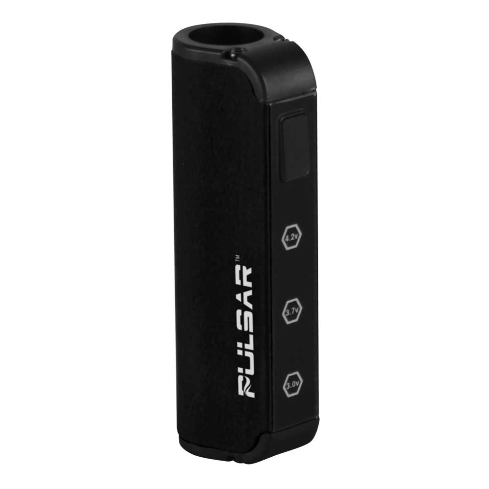 Pulsar M2 Vape Battery for Thick Oil Cartridges, Front View on Seamless White Background