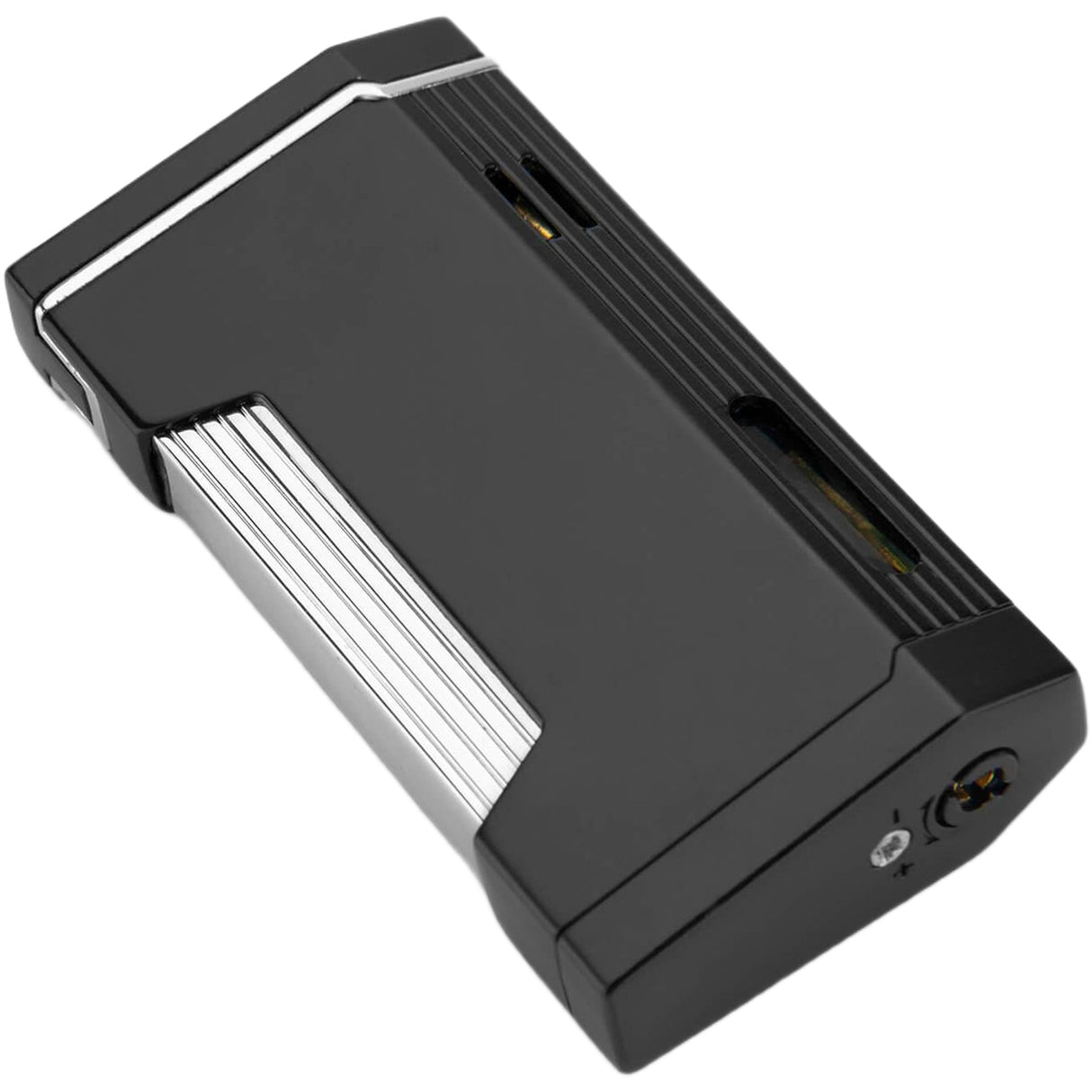 Silver Double Jet Torch Lighter