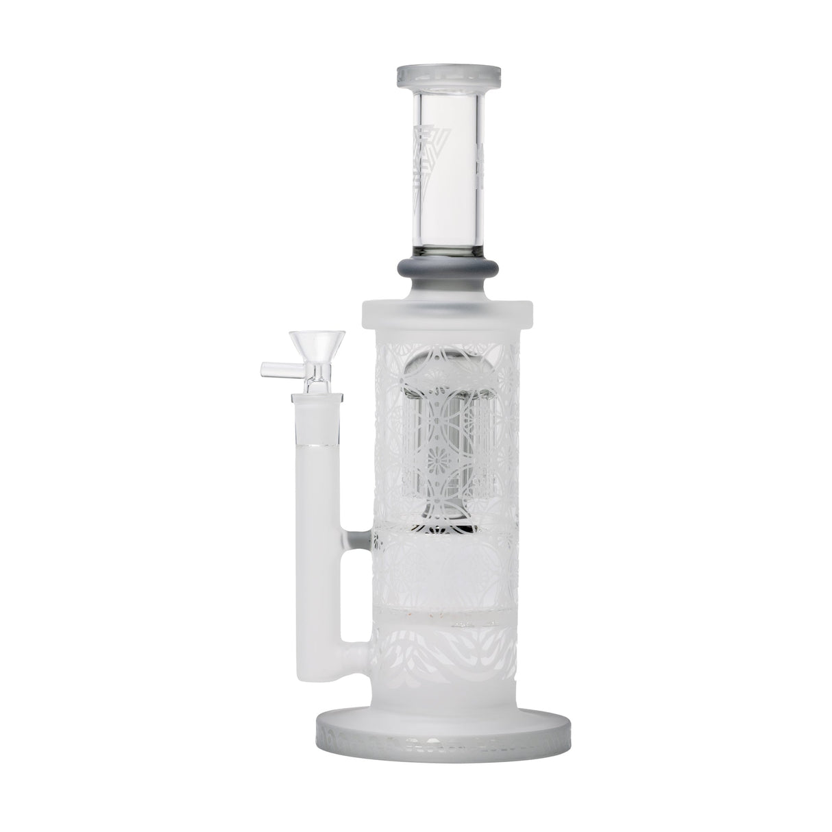 Human Grade Sacred Straight Sandblasted Glass Dab Rig