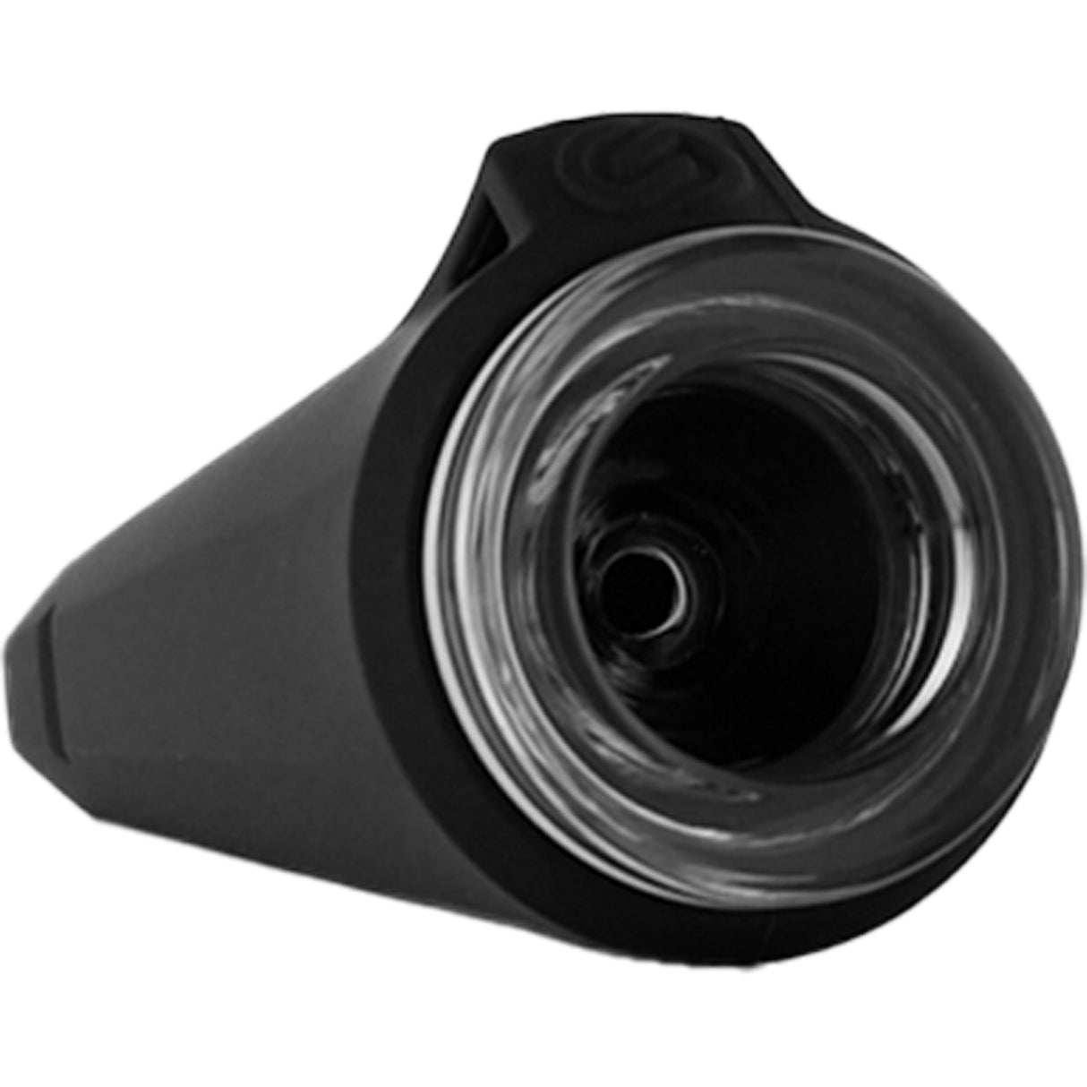 Softglass Portable One Hitter with Silicone Cover & Replaceable Glass Bowl