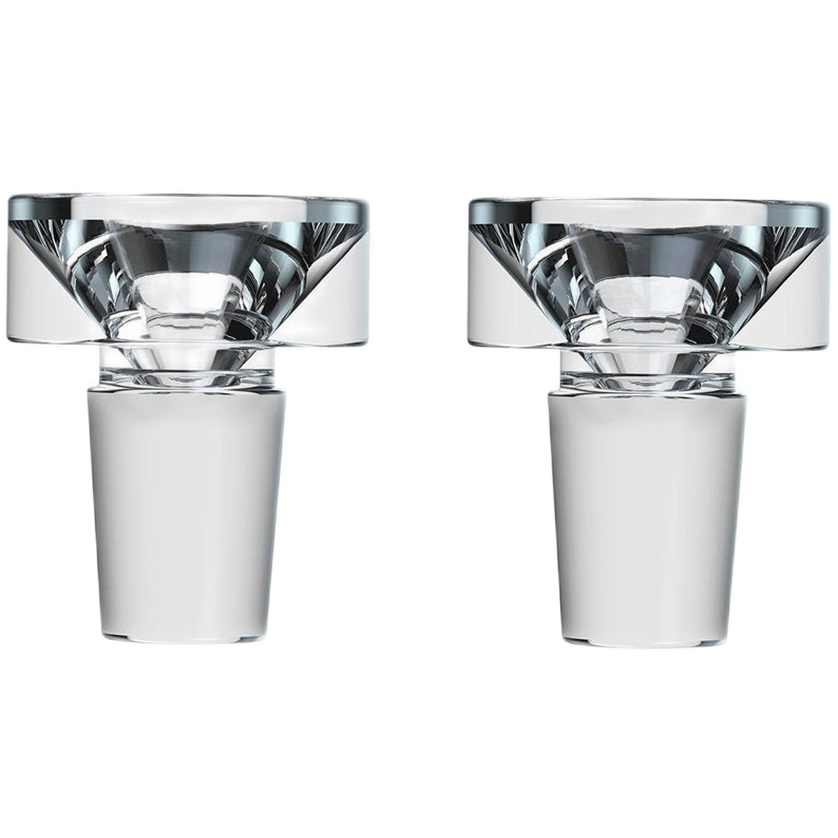 Softglass Vibrant Dual Totem Bowls 2-Pack - Durable & Stylish