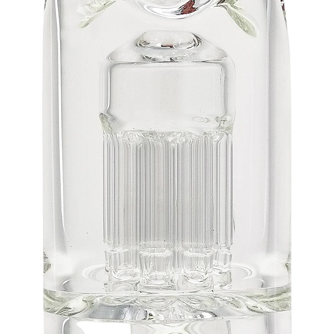 Thick Ass Glass 13" Straight Tube Bong with 8 Arm Tree Percolator - 50x5MM