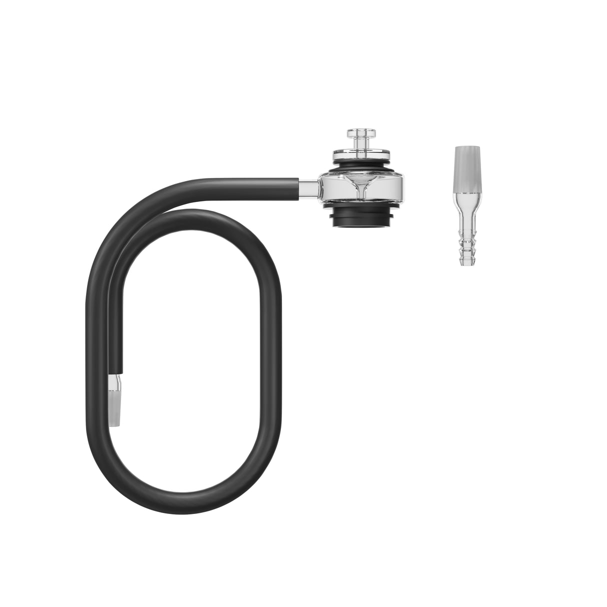 Dr. Dabber Boost Evo Whip Attachment with Ceramic Insert for E-Rigs, Front View