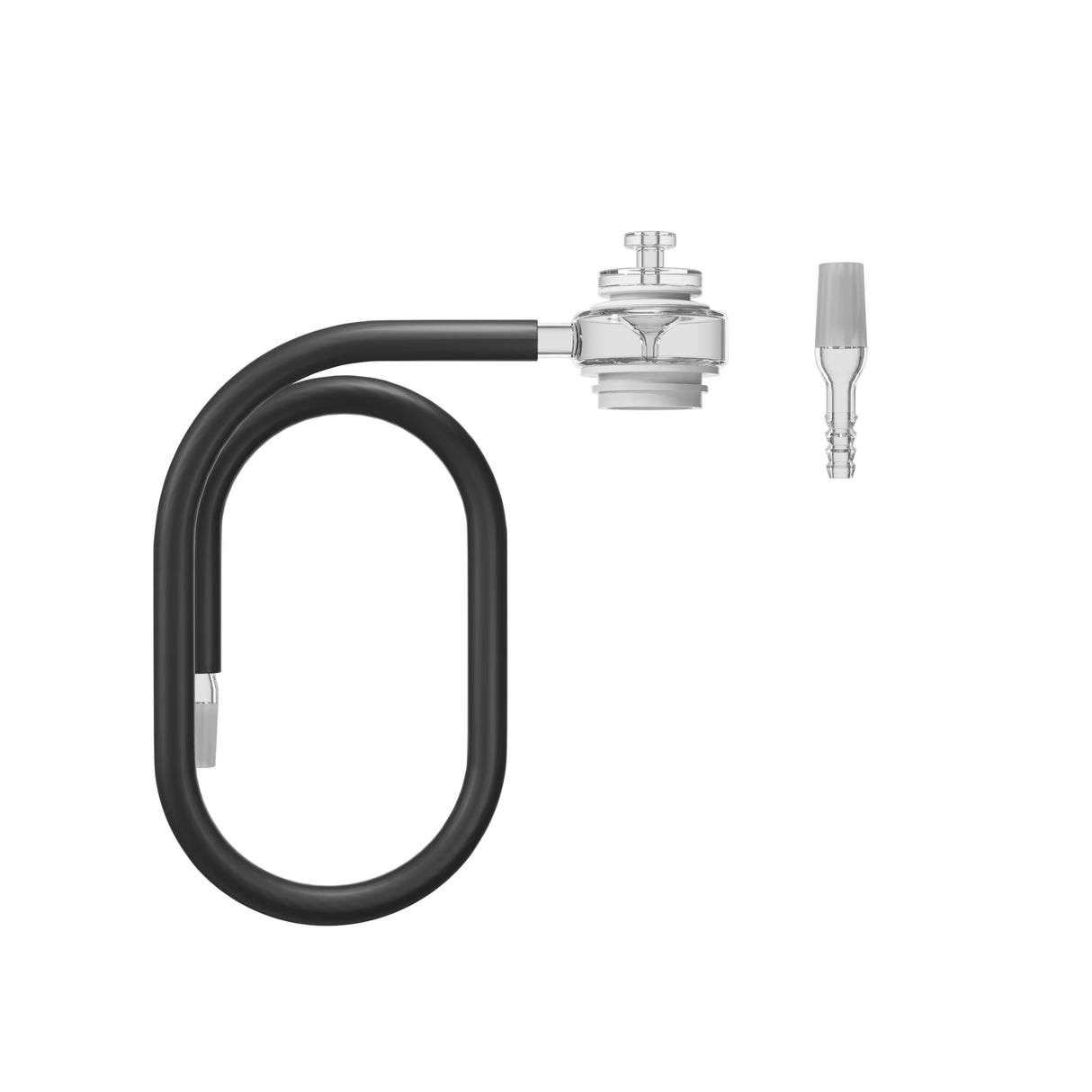 Dr Dabber Boost Evo TDE Whip Attachment with 14mm connector and borosilicate glass