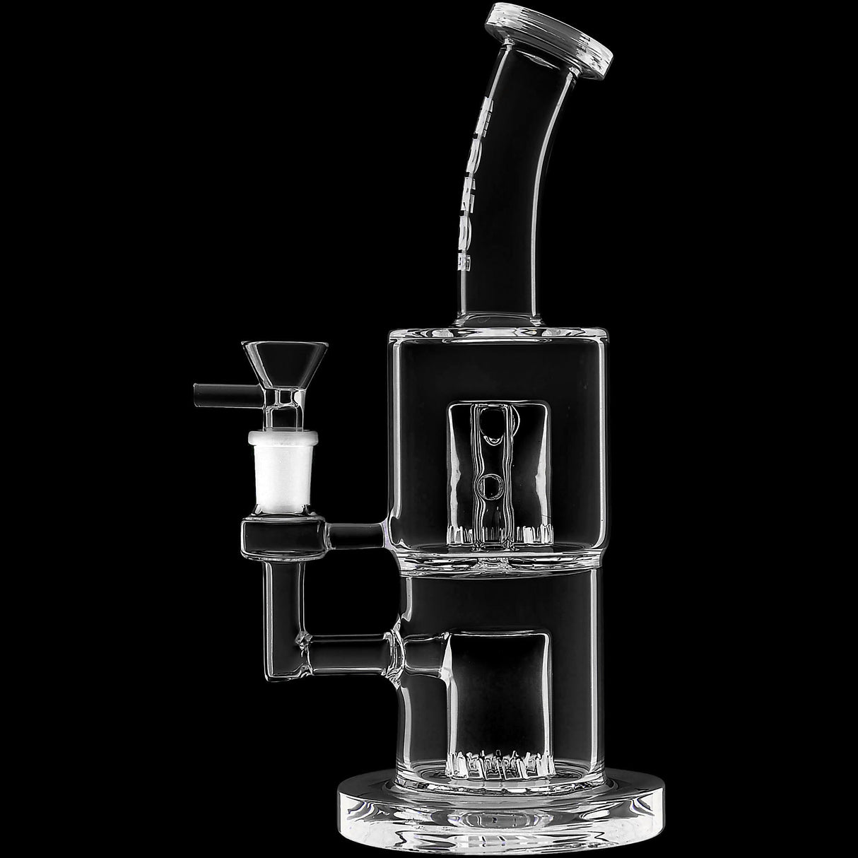 Borotech 9'' Clear Vision Dual Perc Water Pipe