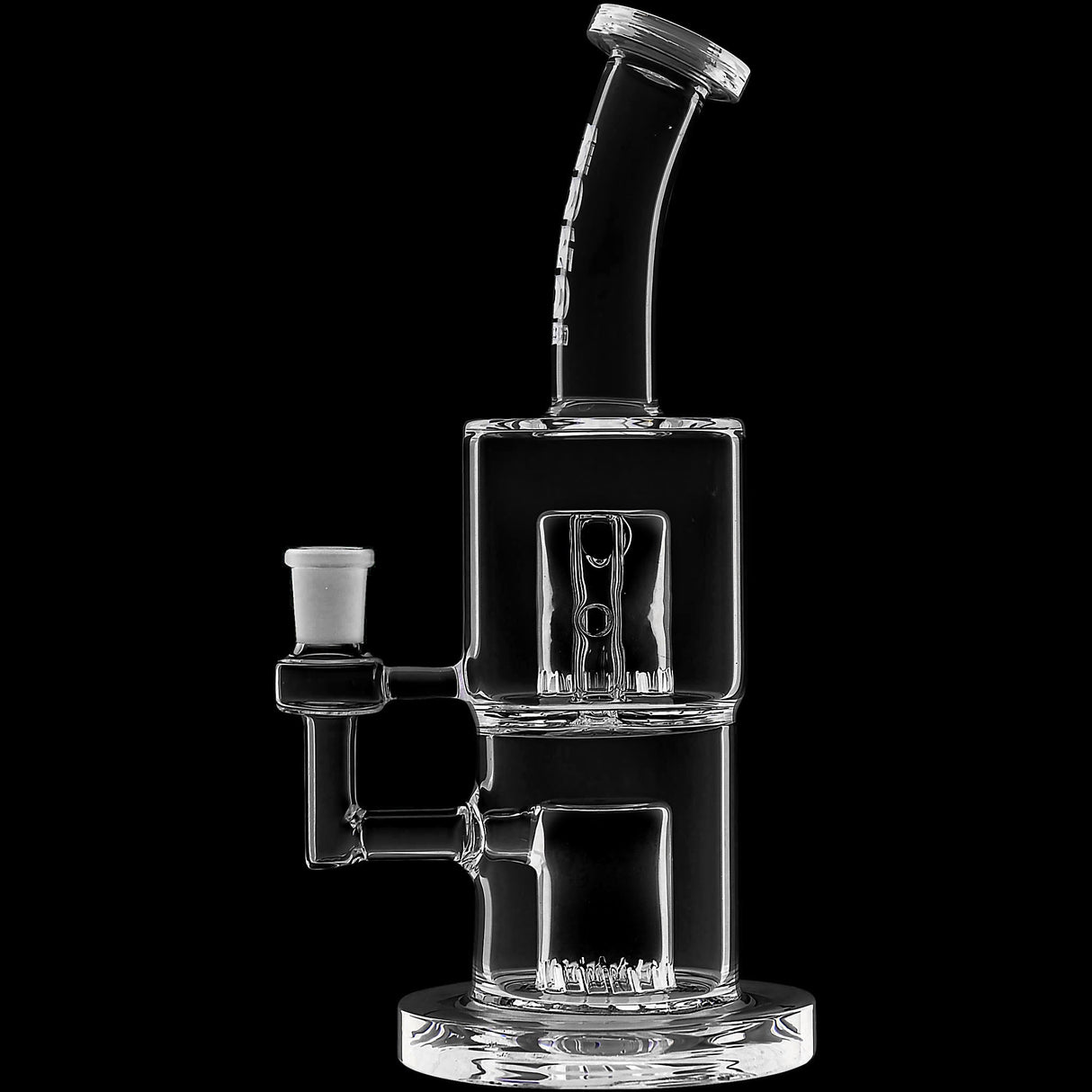Borotech 9'' Clear Vision Dual Perc Water Pipe