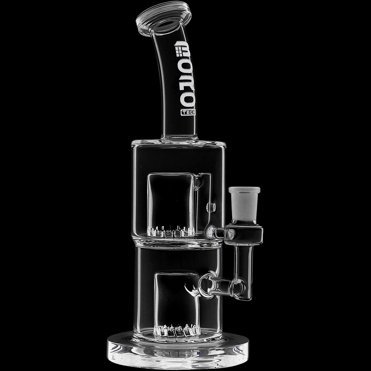 Borotech 9'' Clear Vision Dual Perc Water Pipe