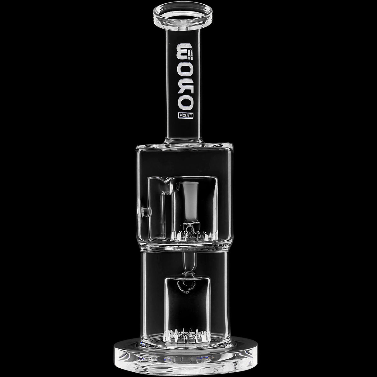 Borotech 9'' Clear Vision Dual Perc Water Pipe