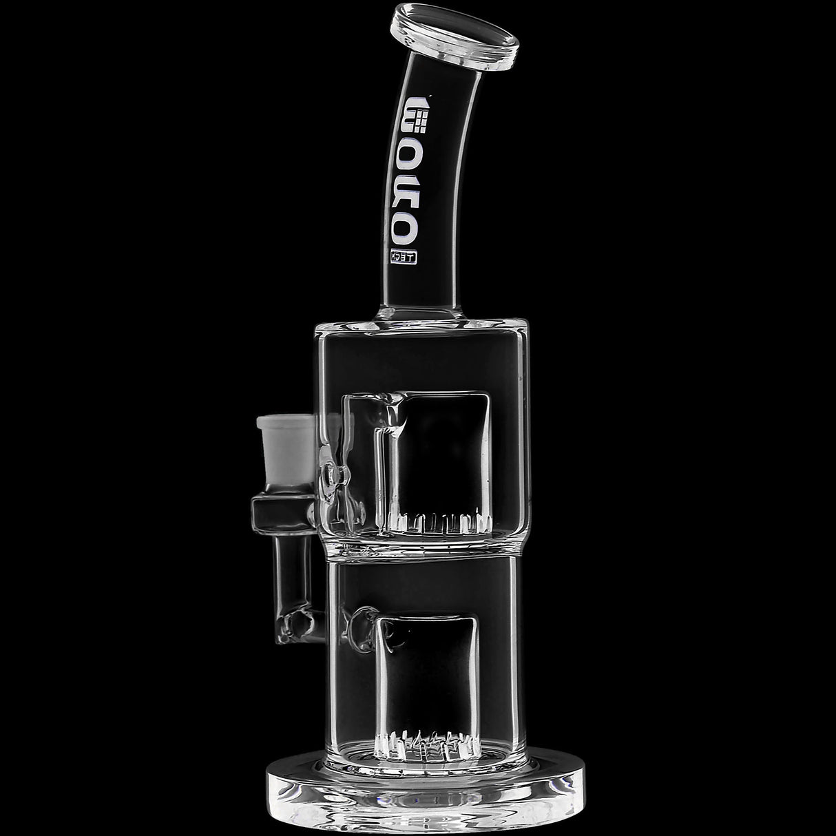 Borotech 9'' Clear Vision Dual Perc Water Pipe