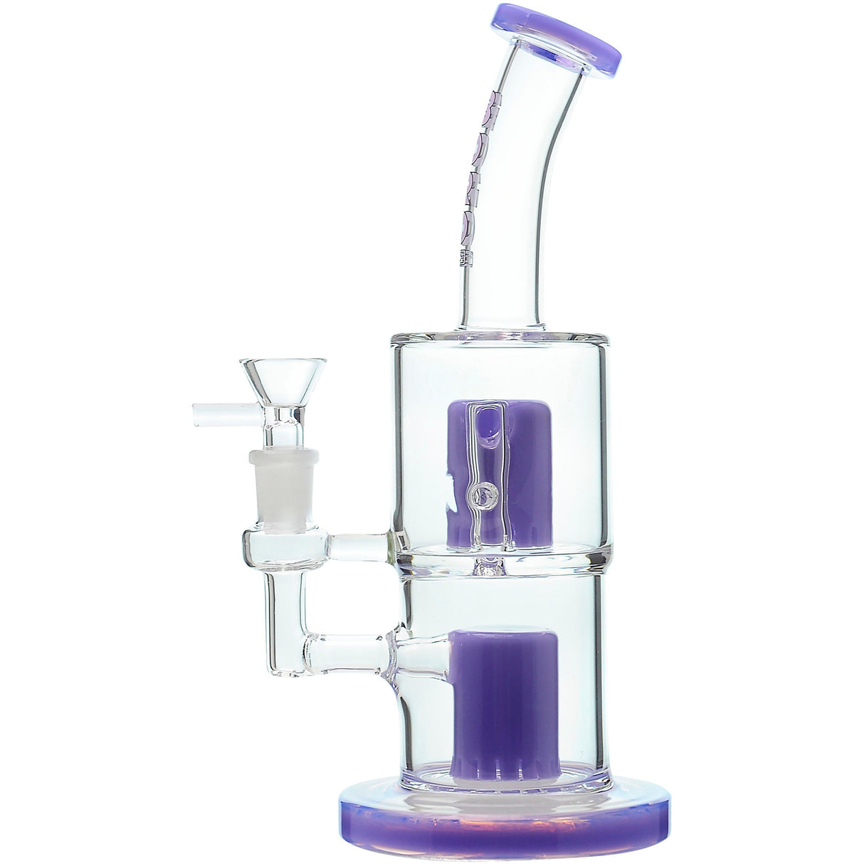 Borotech 9'' Clear Vision Dual Perc Water Pipe
