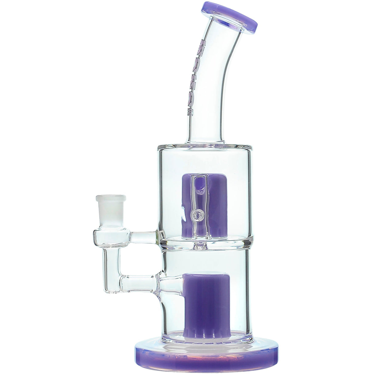 Borotech 9'' Clear Vision Dual Perc Water Pipe
