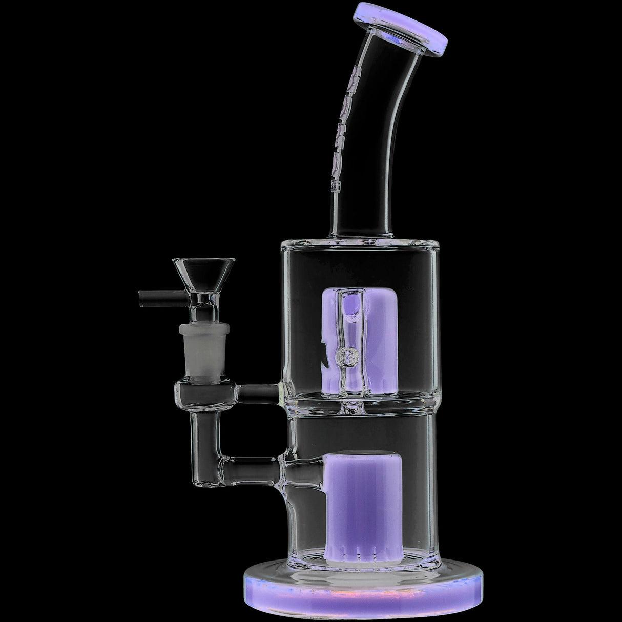 Borotech 9'' Clear Vision Dual Perc Water Pipe