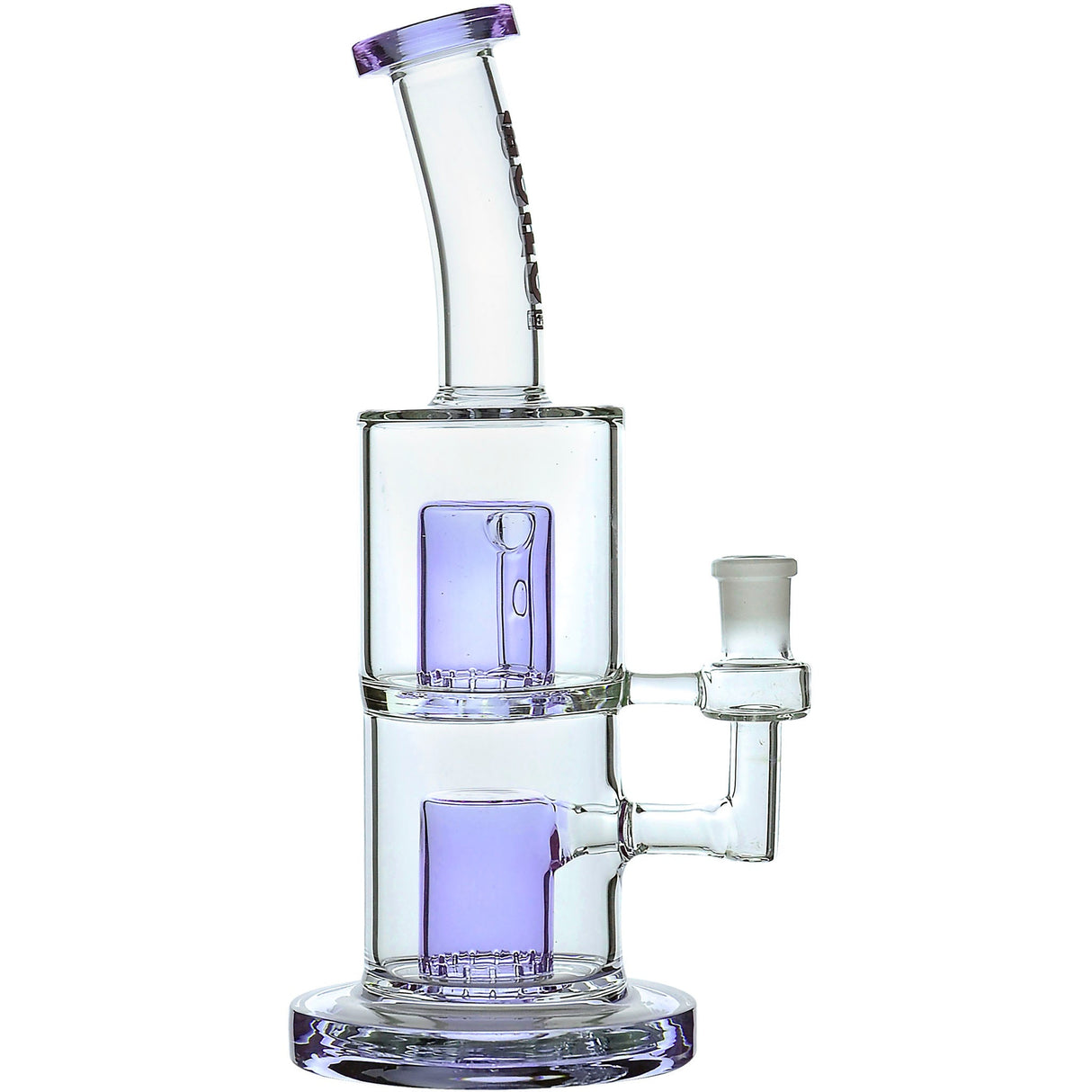 Borotech 9'' Clear Vision Dual Perc Water Pipe