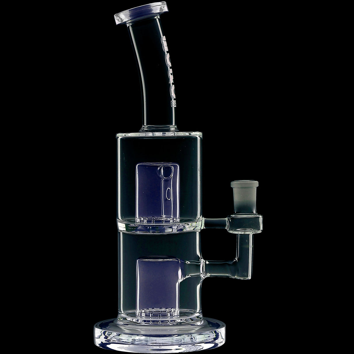 Borotech 9'' Clear Vision Dual Perc Water Pipe