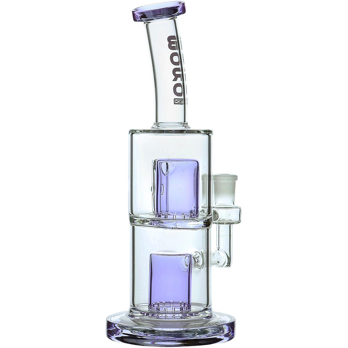 Borotech 9'' Clear Vision Dual Perc Water Pipe