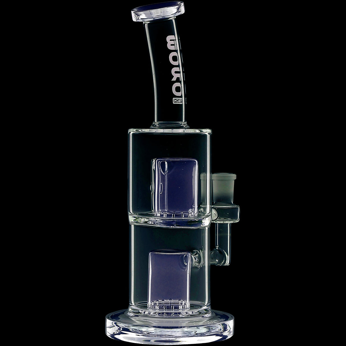 Borotech 9'' Clear Vision Dual Perc Water Pipe