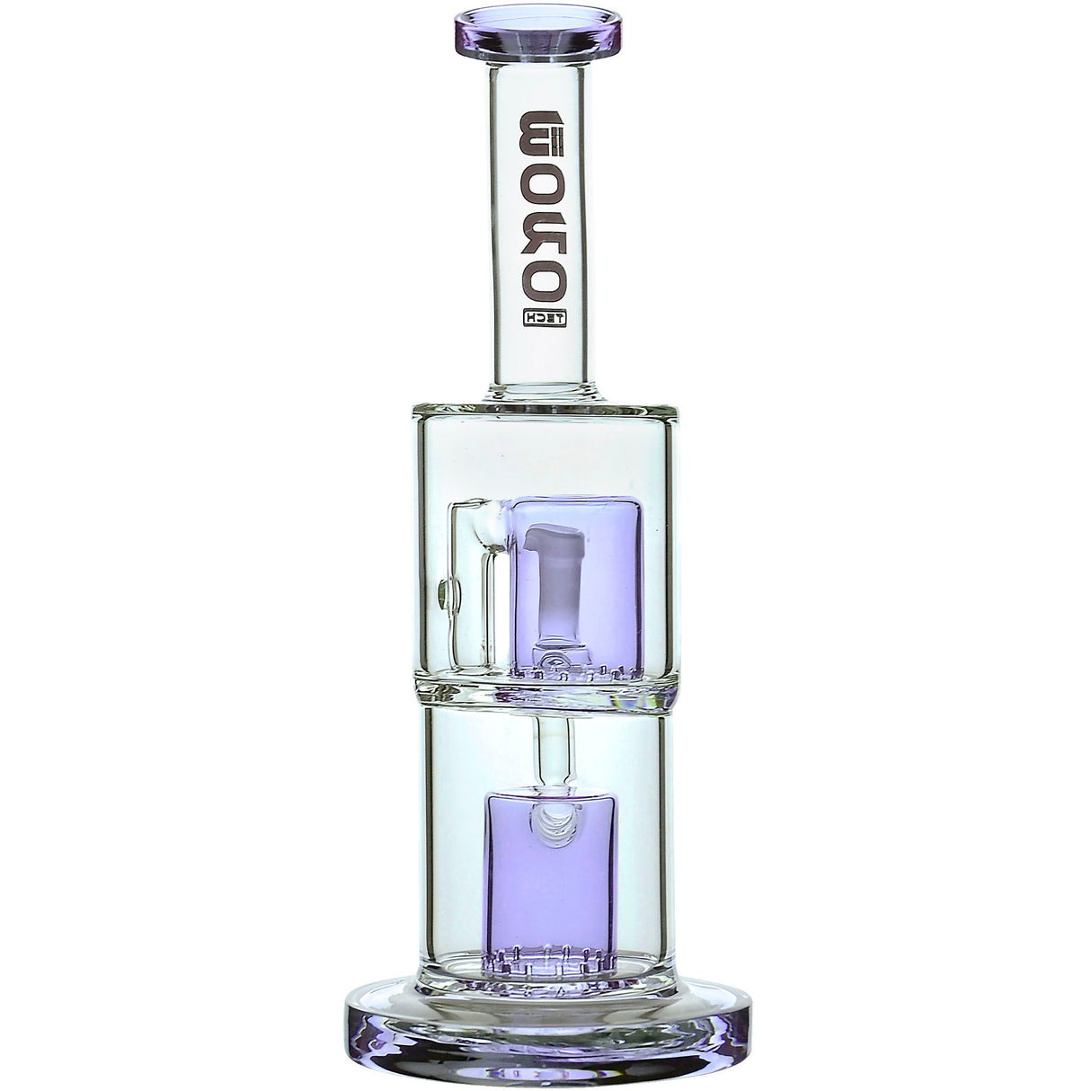 Borotech 9'' Clear Vision Dual Perc Water Pipe