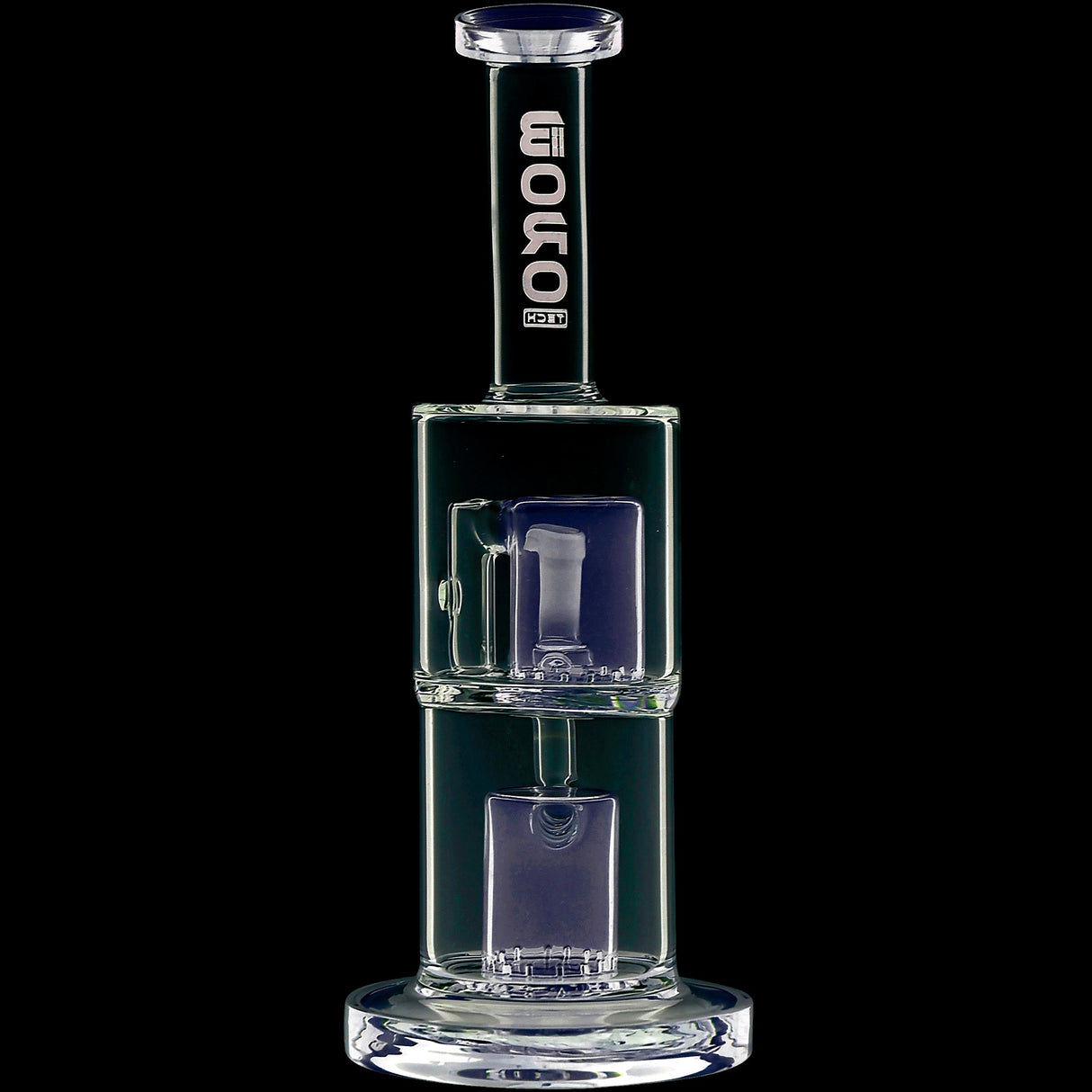 Borotech 9'' Clear Vision Dual Perc Water Pipe