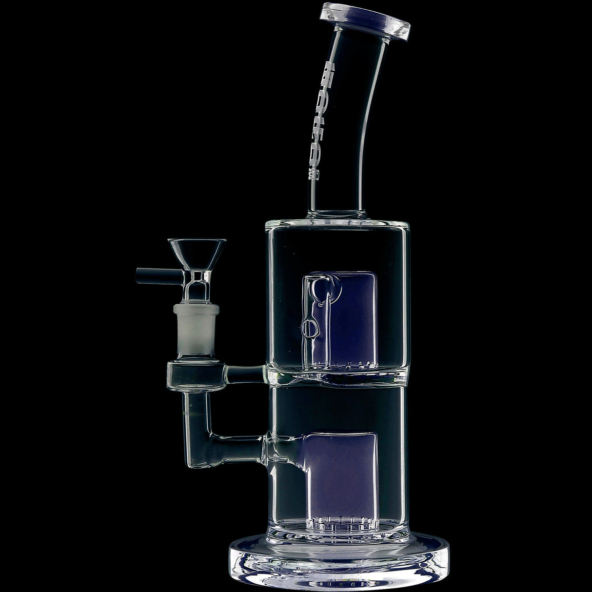 Borotech 9'' Clear Vision Dual Perc Water Pipe