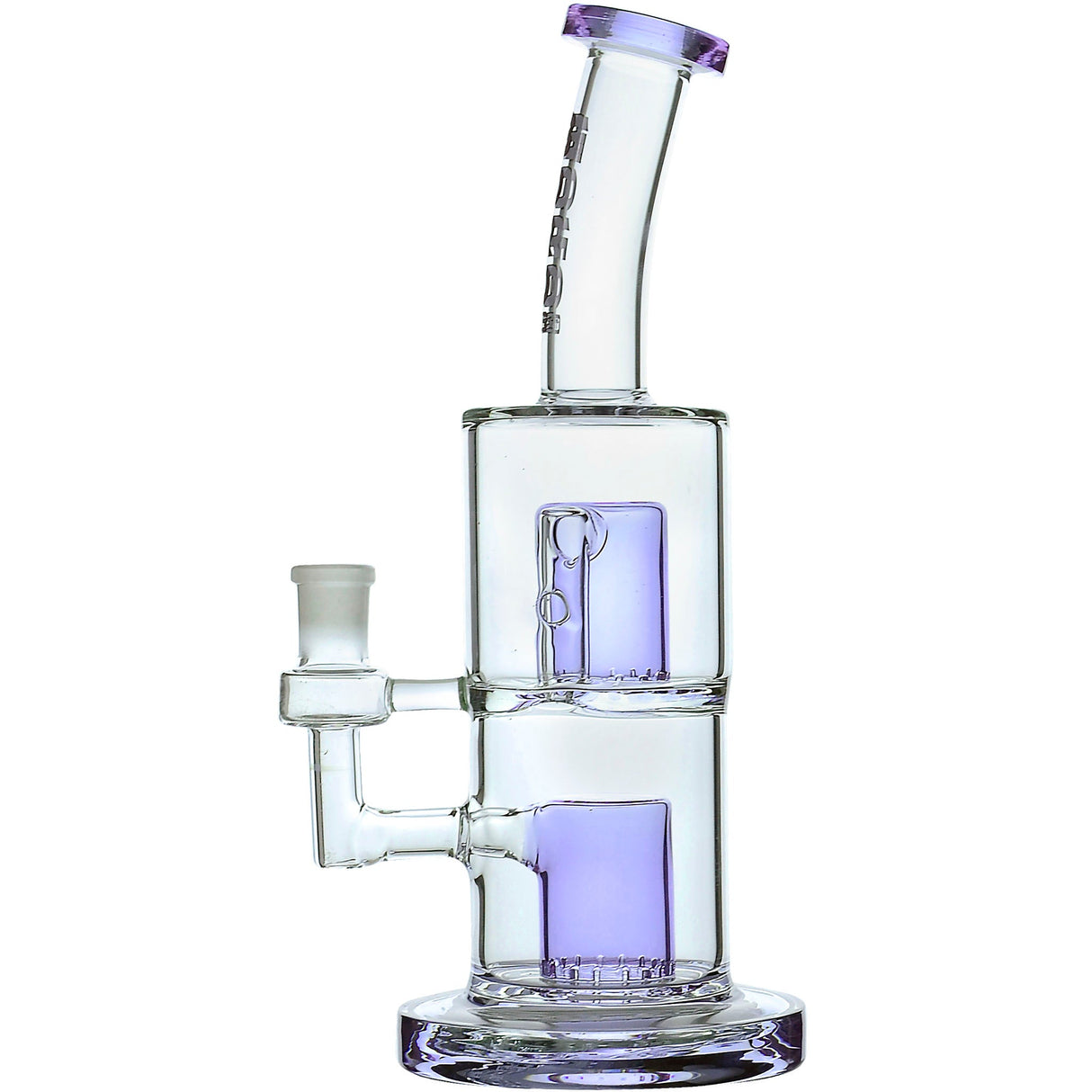 Borotech 9'' Clear Vision Dual Perc Water Pipe