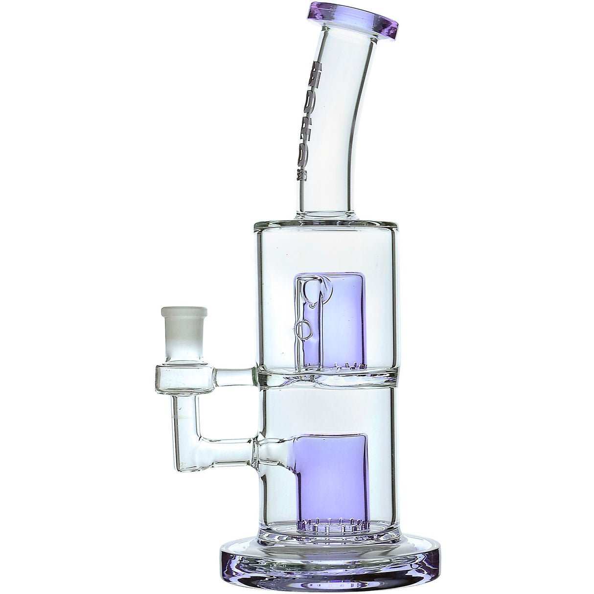 Borotech 9'' Clear Vision Dual Perc Water Pipe