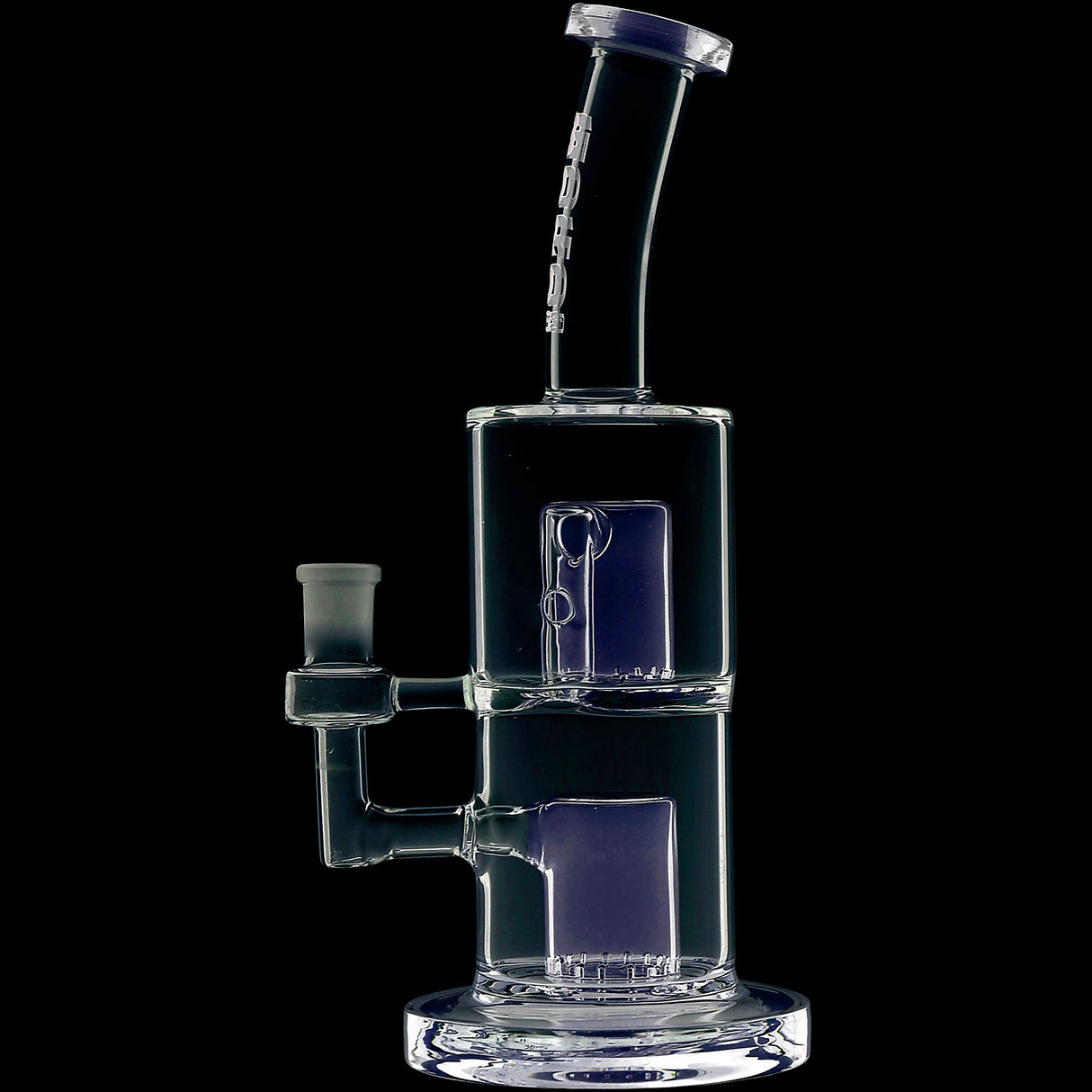 Borotech 9'' Clear Vision Dual Perc Water Pipe