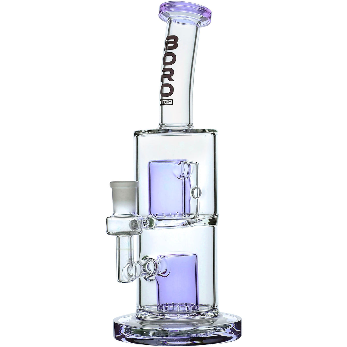 Borotech 9'' Clear Vision Dual Perc Water Pipe