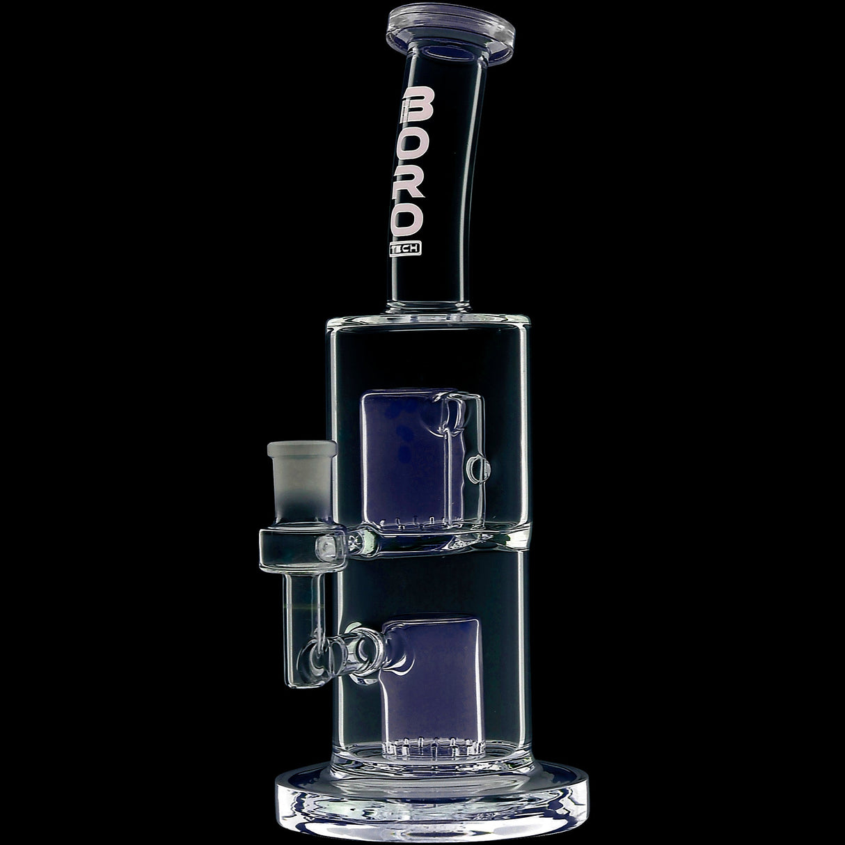 Borotech 9'' Clear Vision Dual Perc Water Pipe