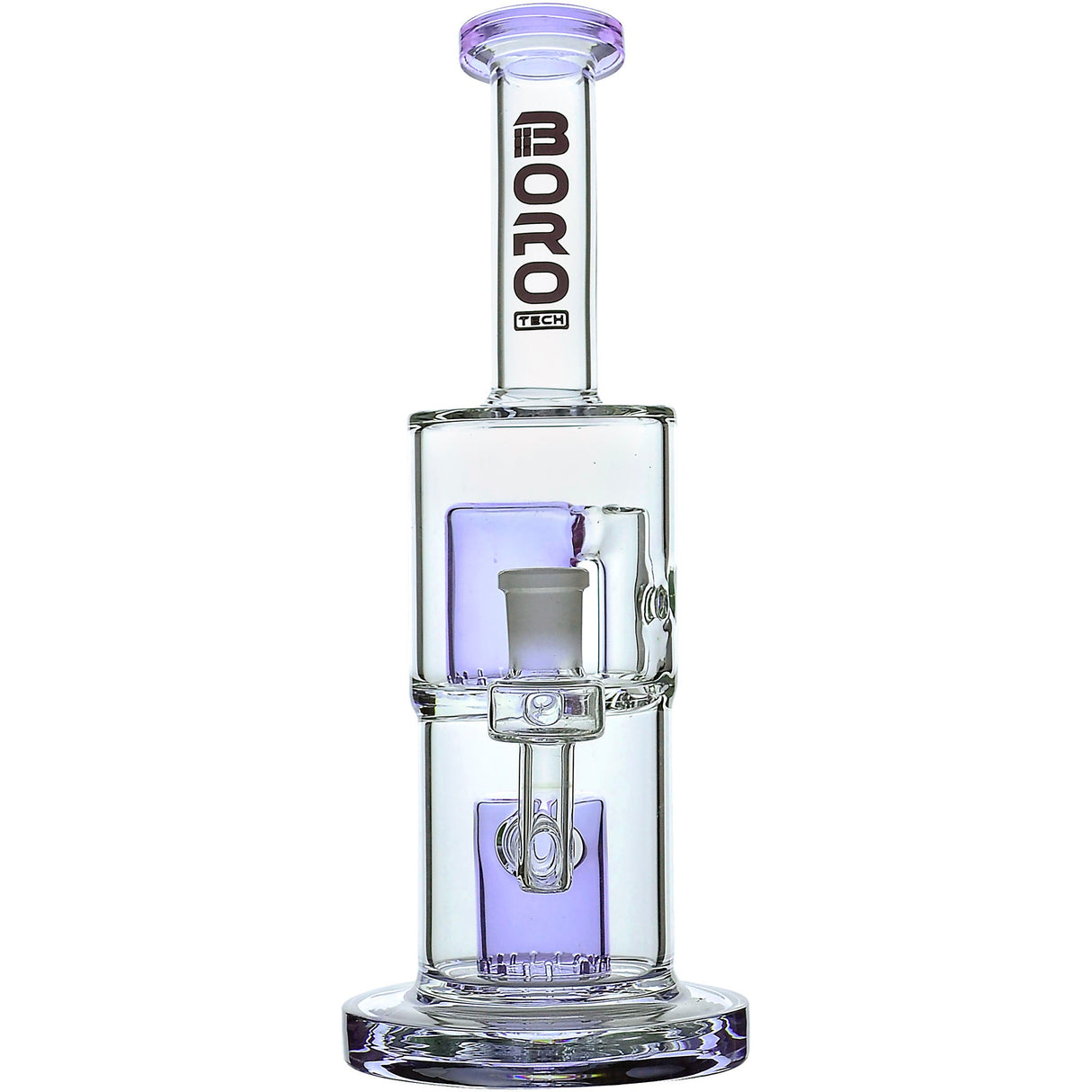 Borotech 9'' Clear Vision Dual Perc Water Pipe