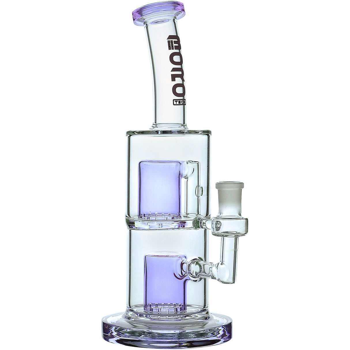 Borotech 9'' Clear Vision Dual Perc Water Pipe