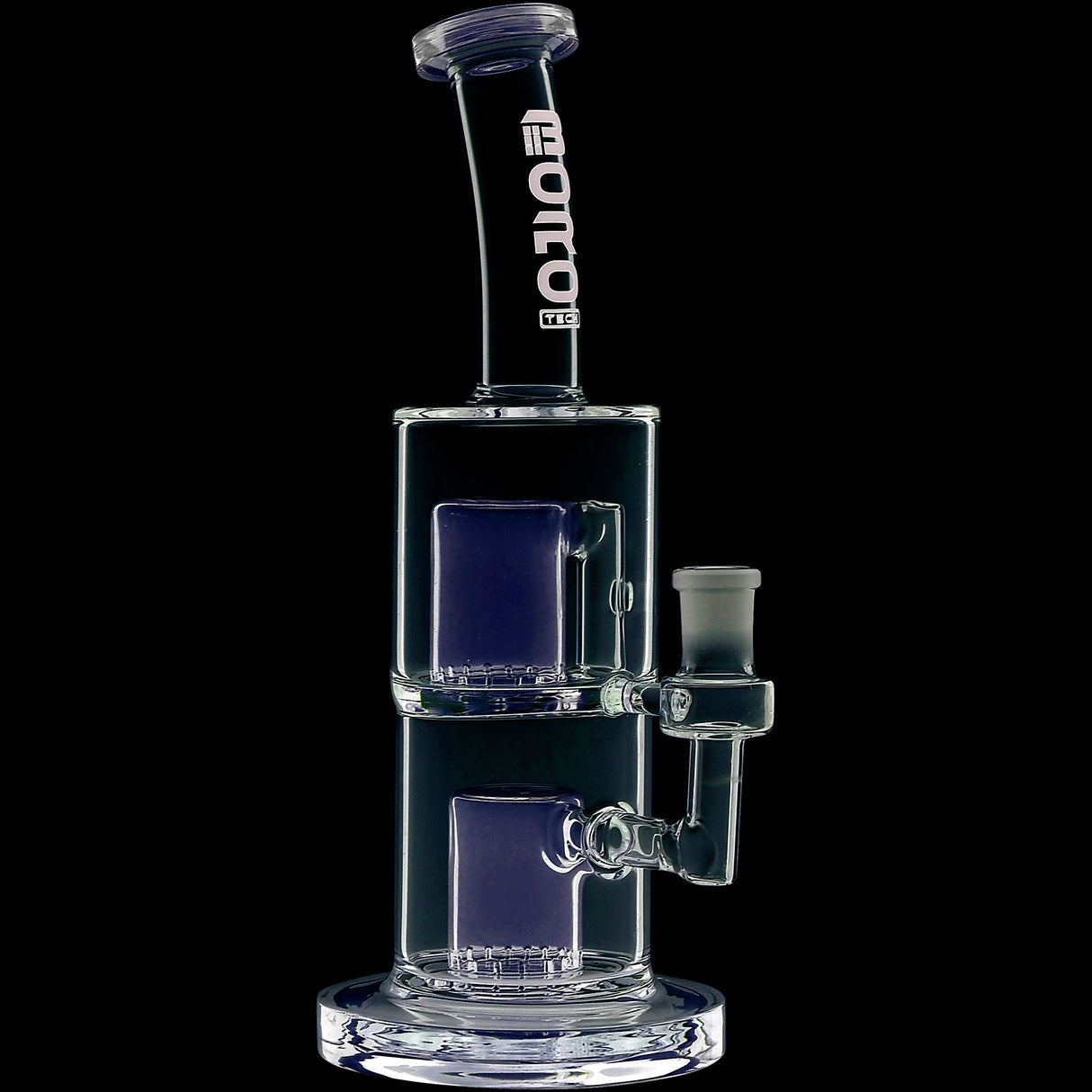 Borotech 9'' Clear Vision Dual Perc Water Pipe