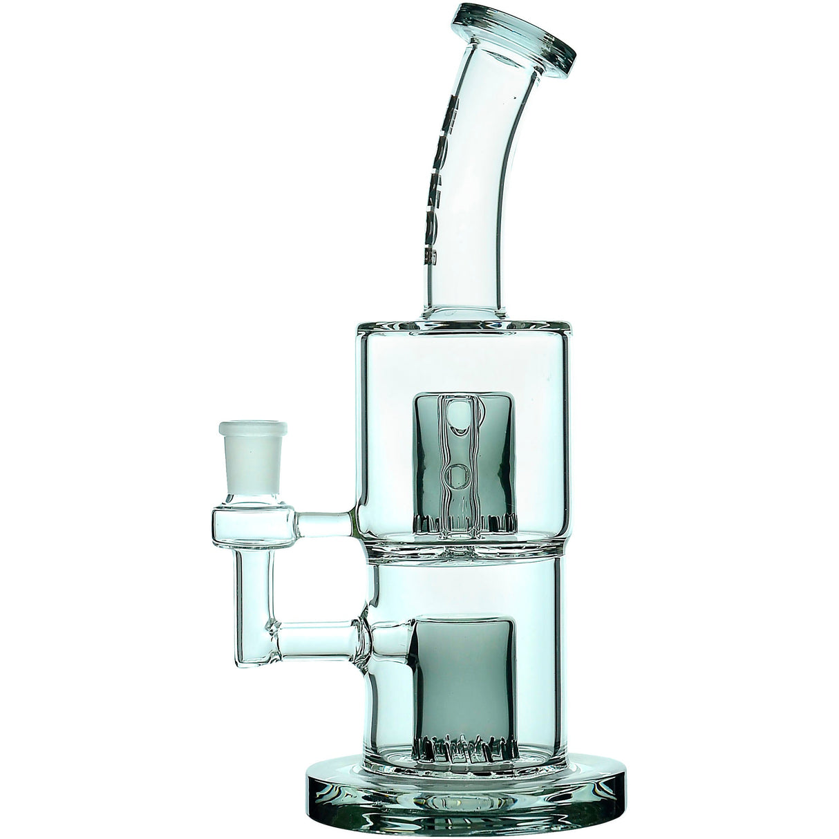 Borotech 9'' Clear Vision Dual Perc Water Pipe