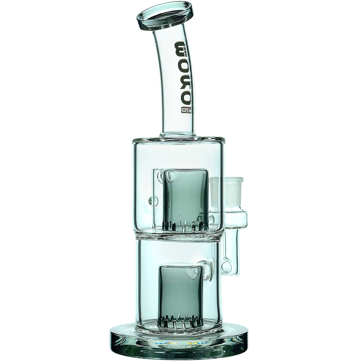 Borotech 9'' Clear Vision Dual Perc Water Pipe