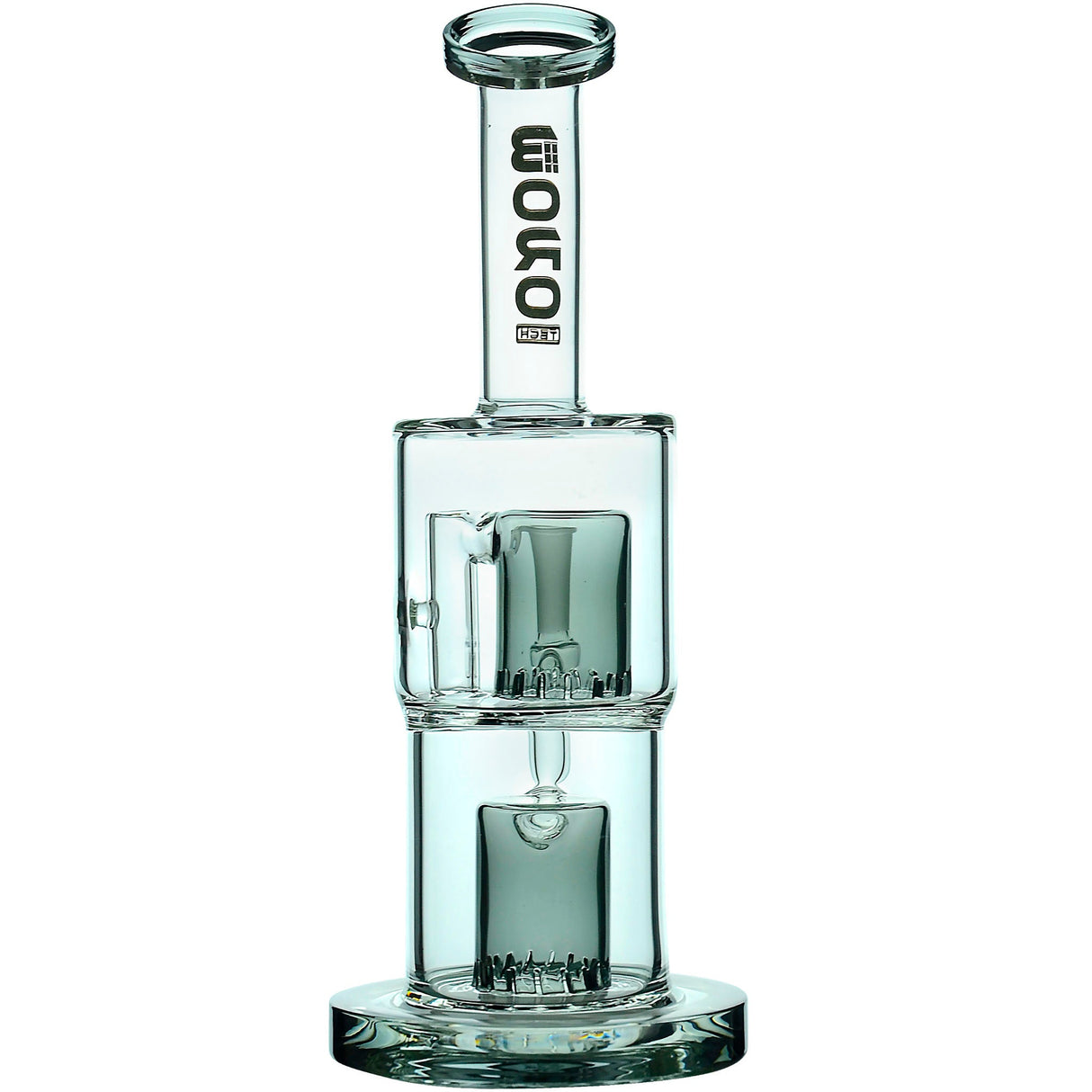 Borotech 9'' Clear Vision Dual Perc Water Pipe