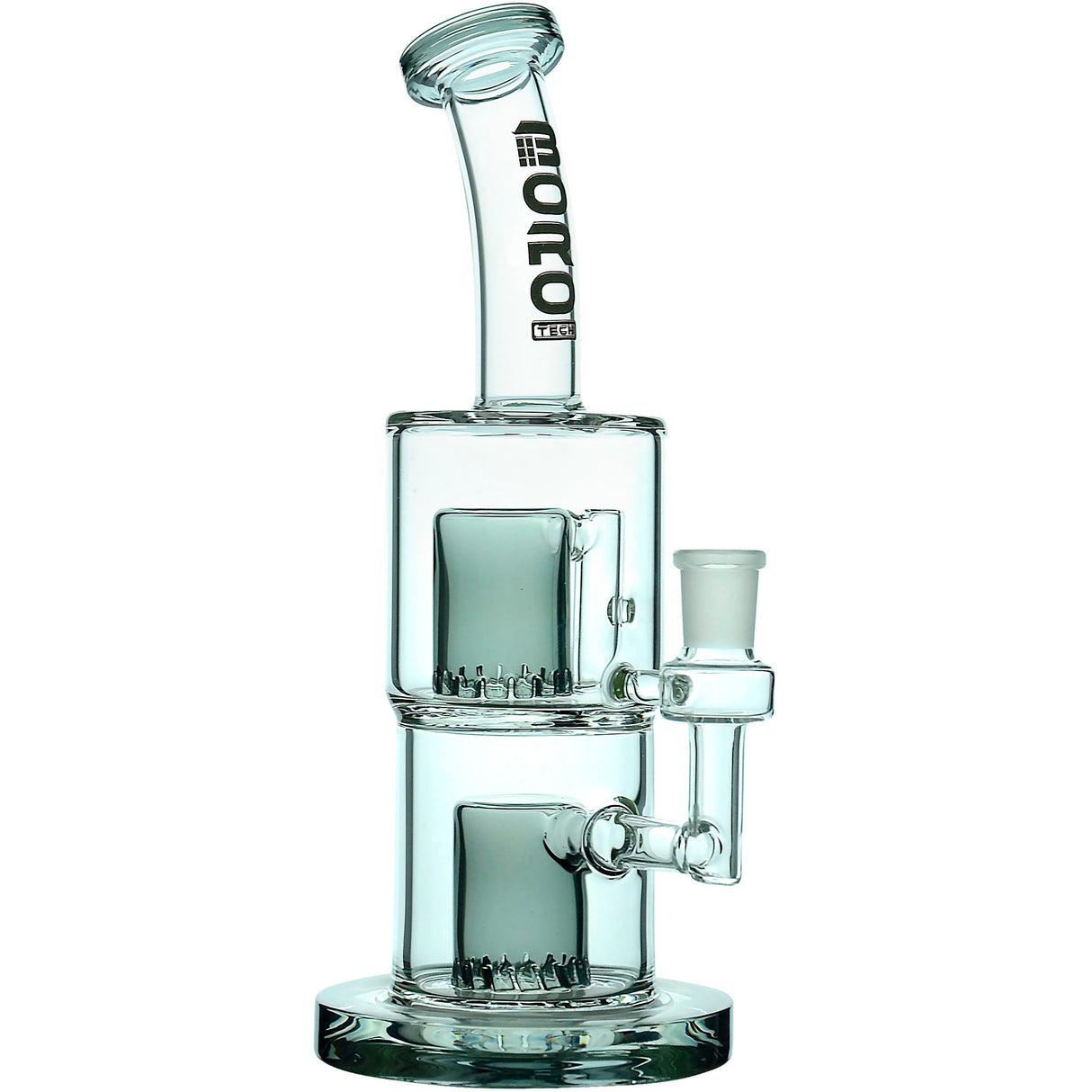 Borotech 9'' Clear Vision Dual Perc Water Pipe