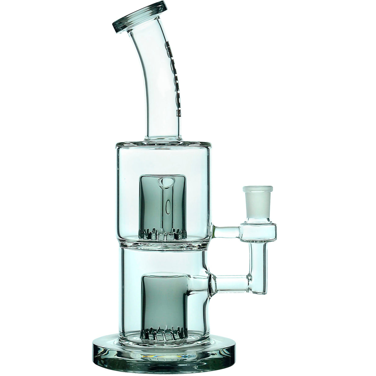 Borotech 9'' Clear Vision Dual Perc Water Pipe
