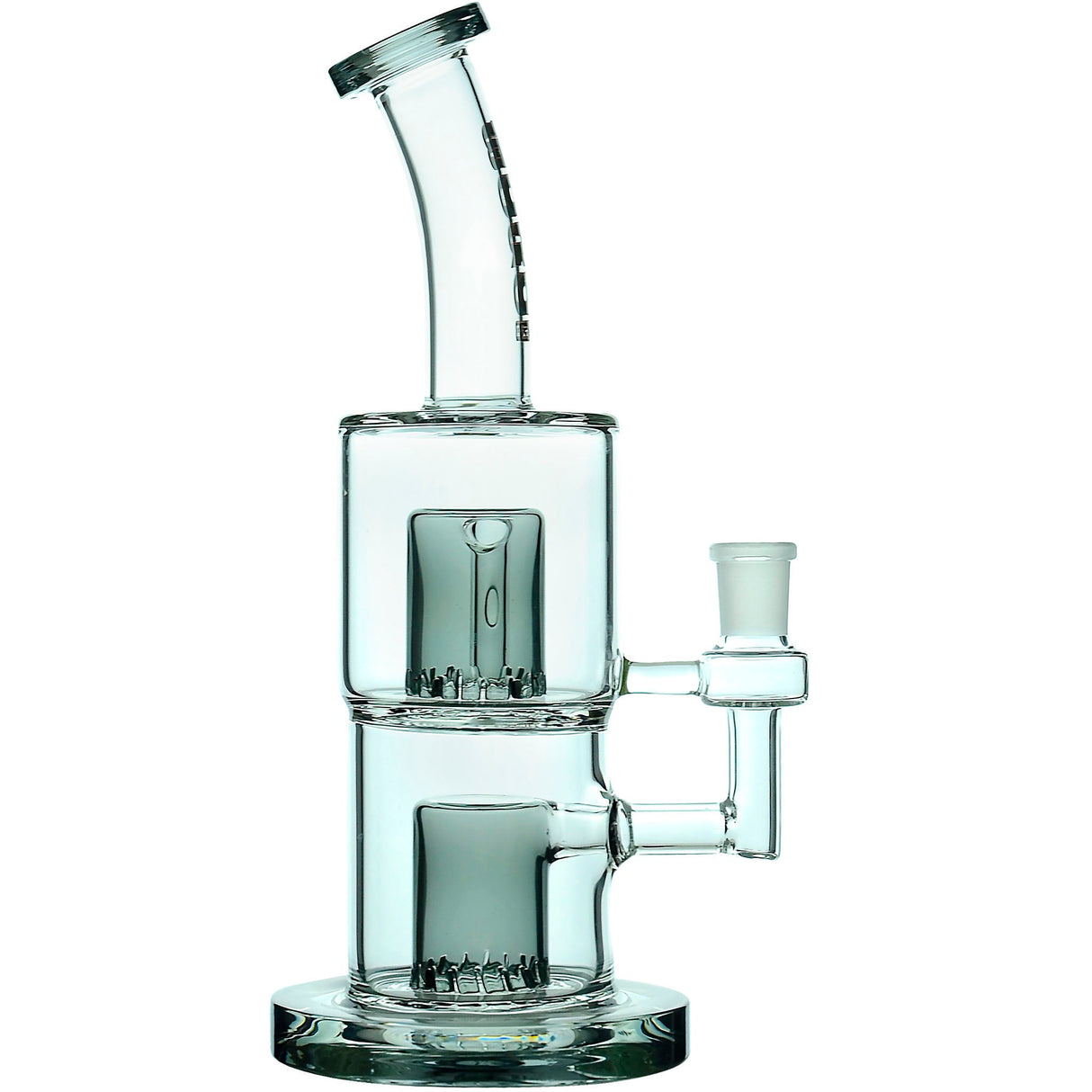 Borotech 9'' Clear Vision Dual Perc Water Pipe