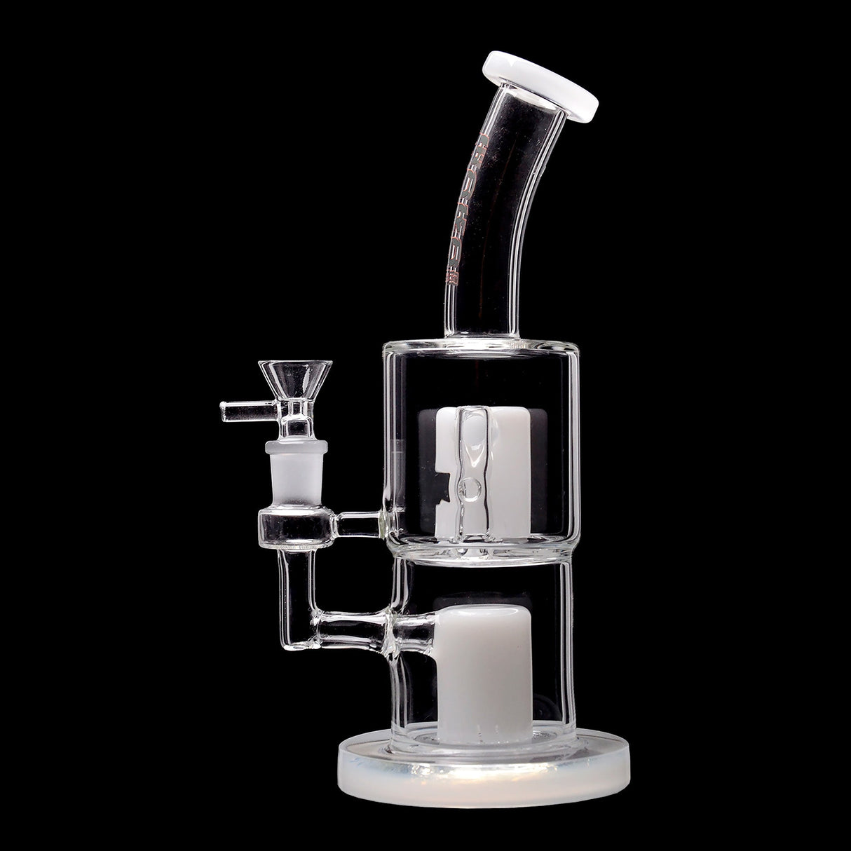Borotech 9'' Clear Vision Dual Perc Water Pipe