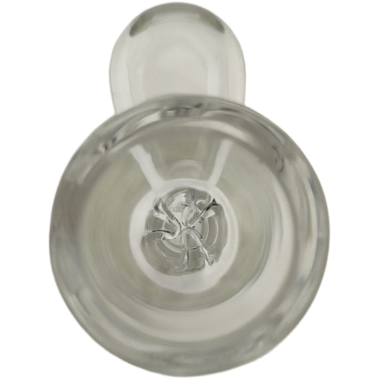 Thick Ass Glass 10MM Male 3-Pinch Screen Slide with Handle