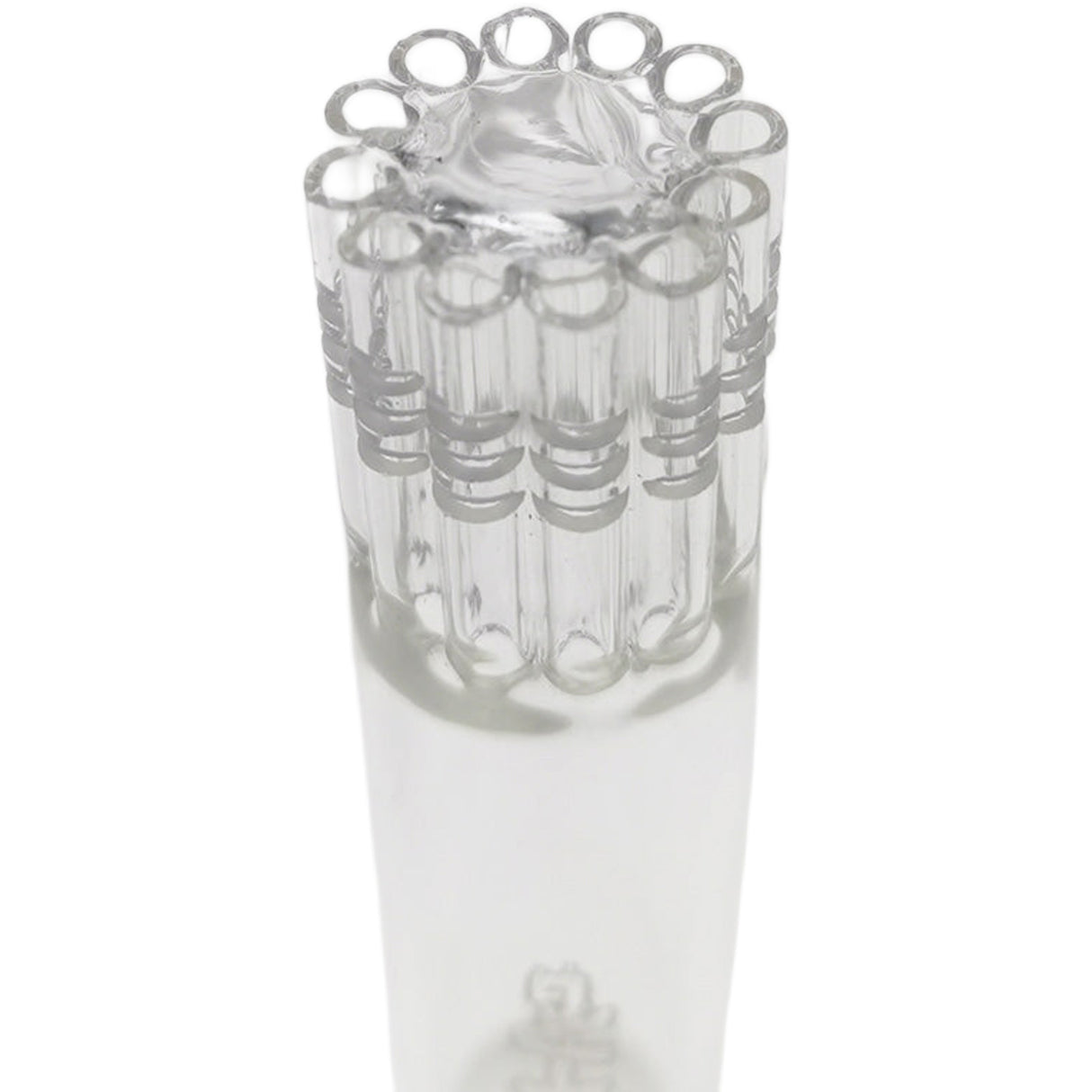 Thick Ass Glass 12-Arm Tree Percolator Downstem 28/18MM - Quartz Smooth Smoke Diffuser