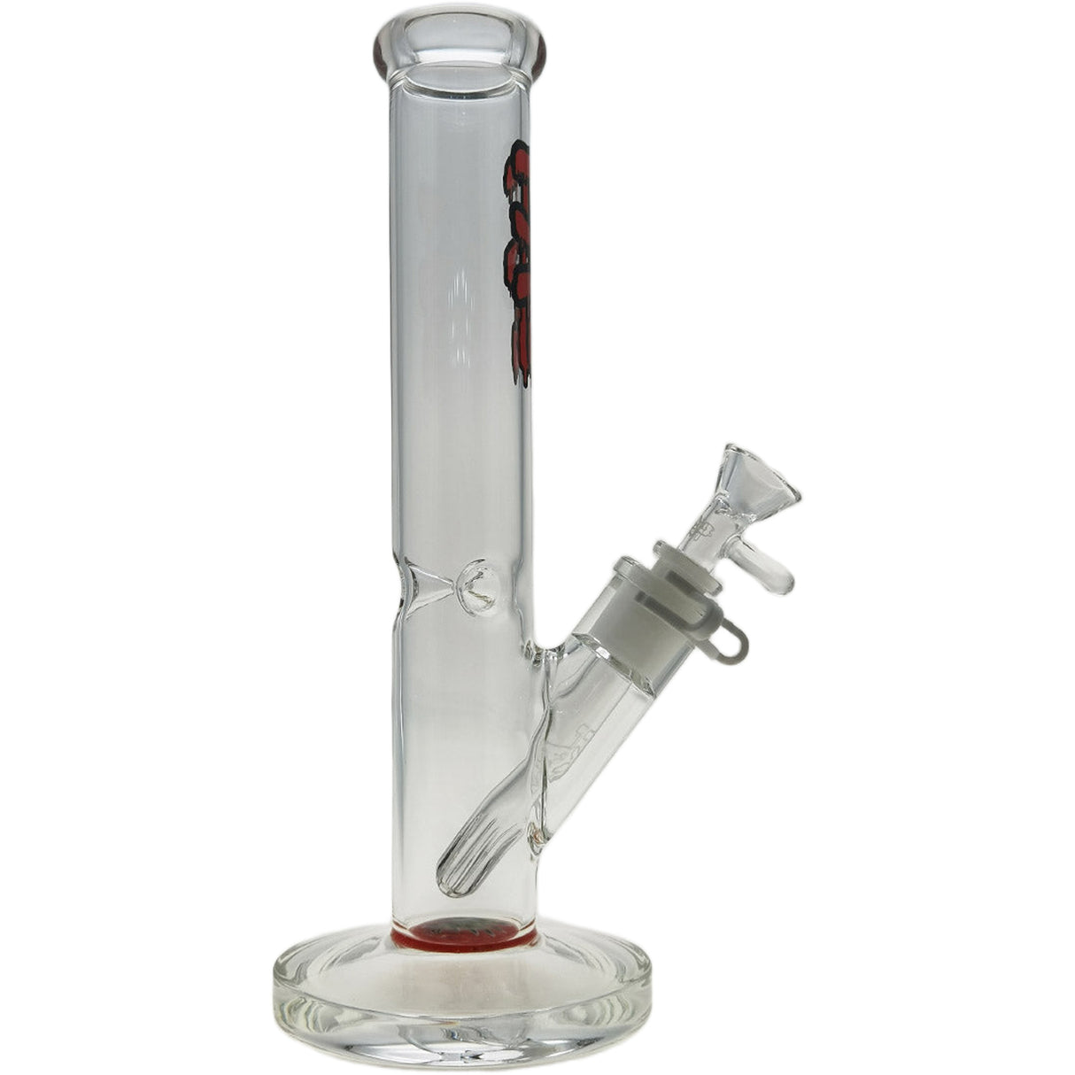 Thick Ass Glass 12" Straight Tube Bong 44x4MM with 18/14MM Downstem