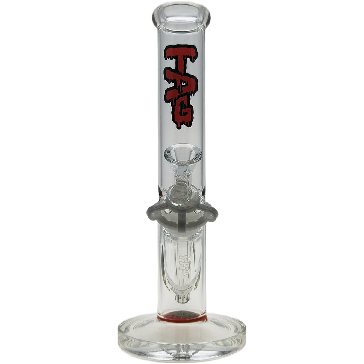 Thick Ass Glass 12" Straight Tube Bong 44x4MM with 18/14MM Downstem