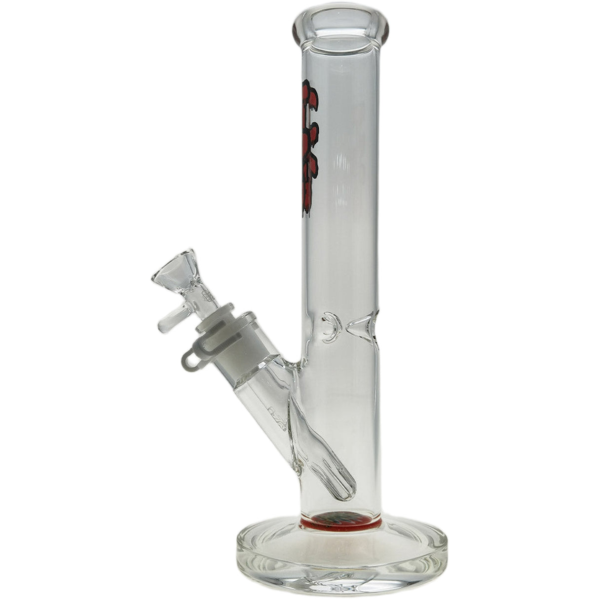 Thick Ass Glass 12" Straight Tube Bong 44x4MM with 18/14MM Downstem