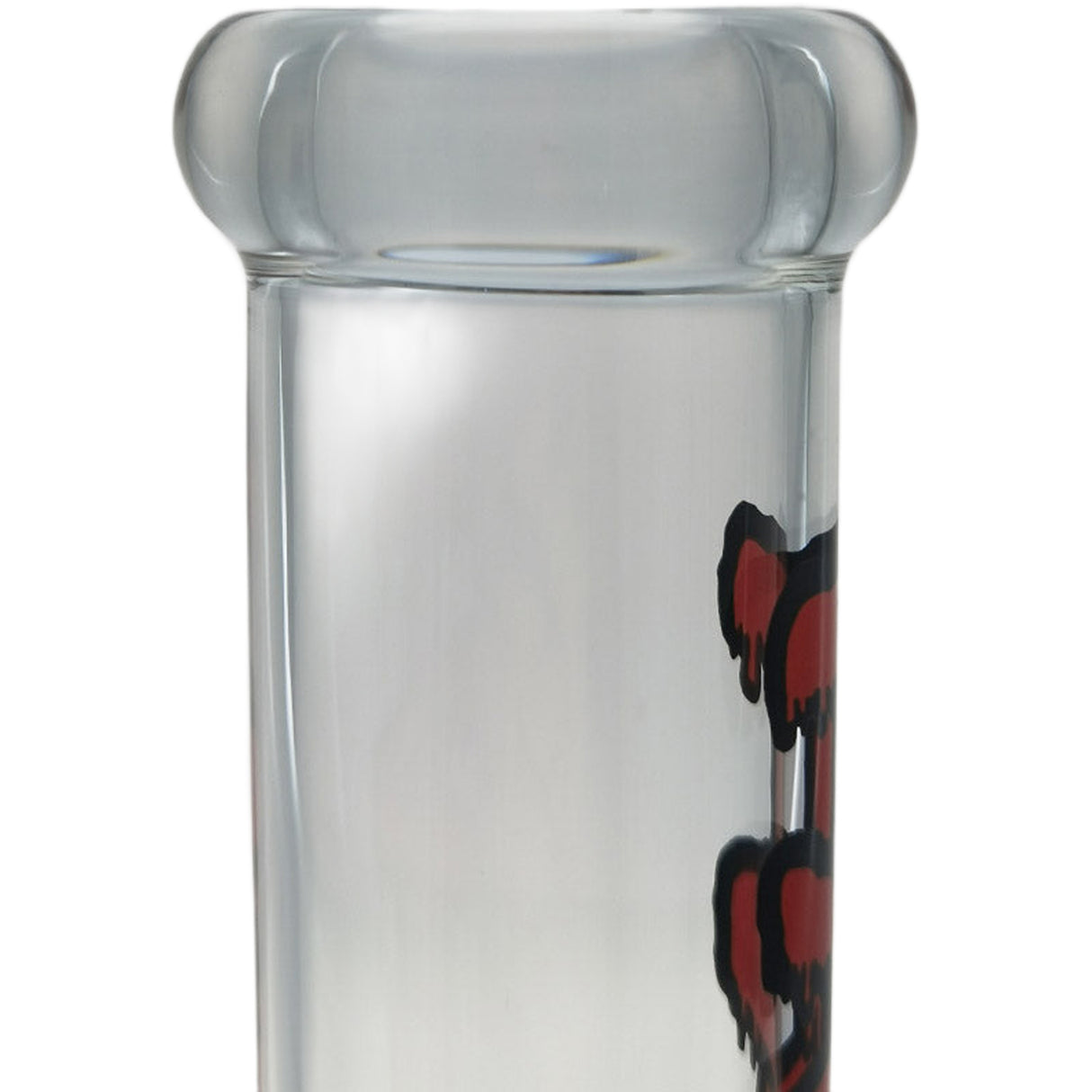 Thick Ass Glass 12" Straight Tube Bong 44x4MM with 18/14MM Downstem